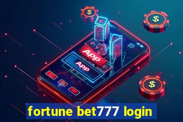 fortune bet777 login